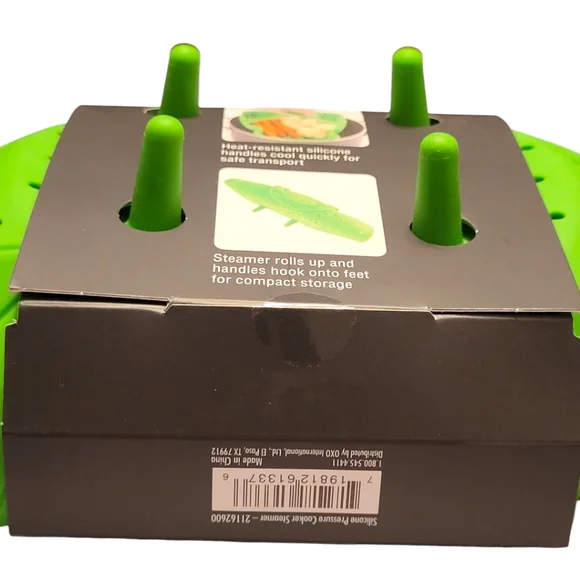 OXO SoftWorks Silicone Steamer Pressure Cooker Basket Heat Safe Silicone NWT - Picture 9 of 13
